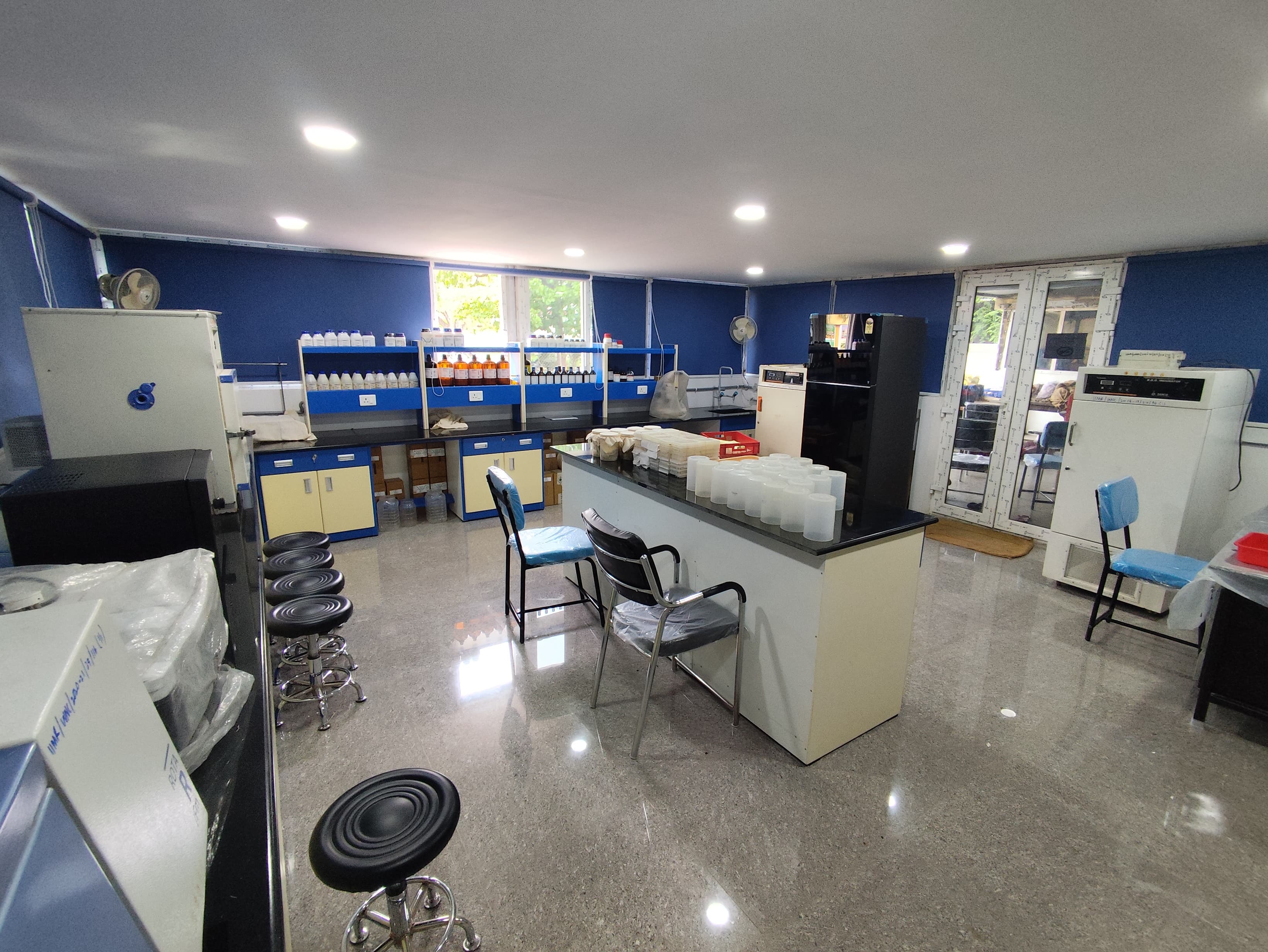 Entomology and chemical analysis laboratory at WNC Hyderabad