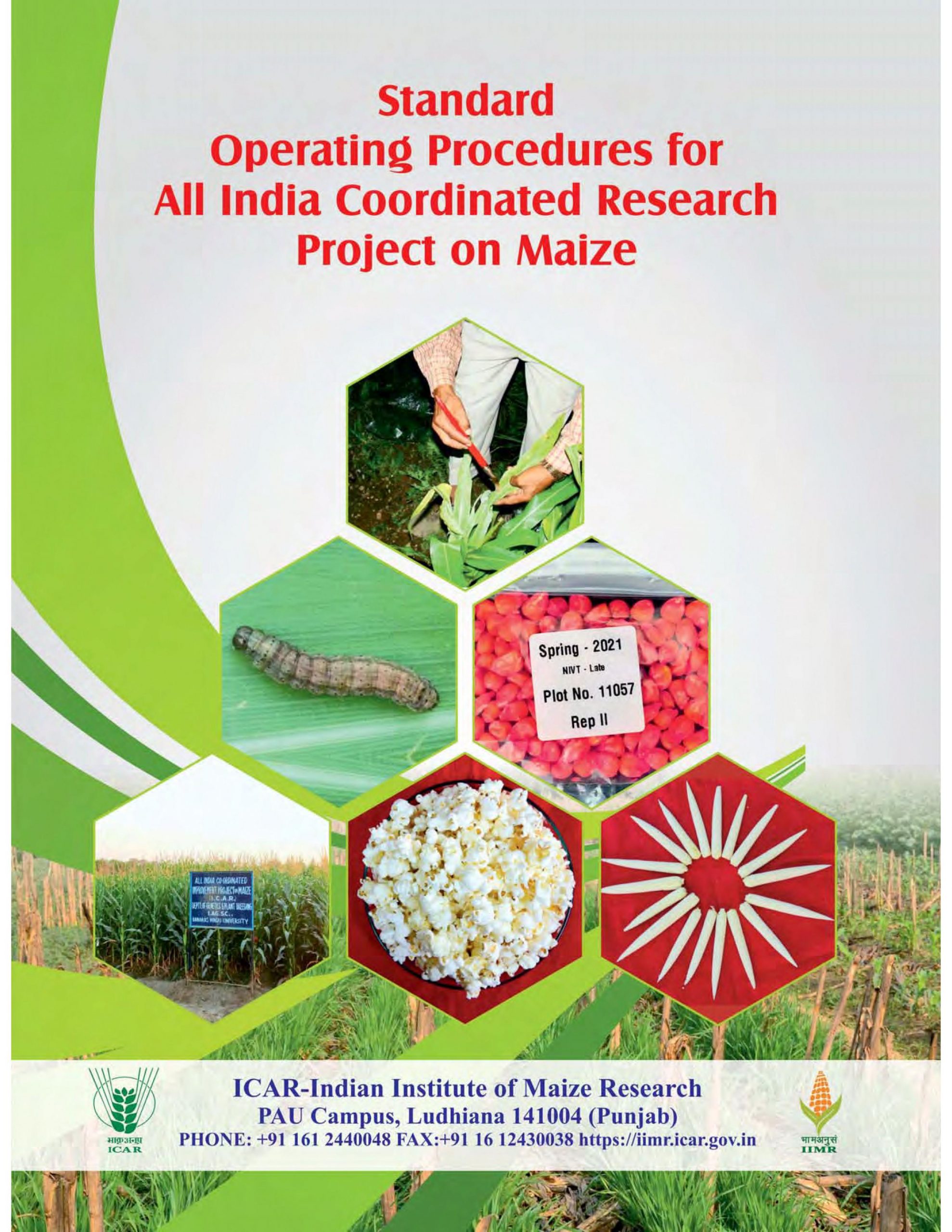 Standard Operating Procedures for All India Coordinated Research Project on Maize
